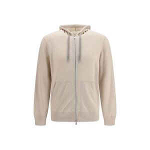 Brunello Cucinelli Beige Cashmere Men's Sweatshirt